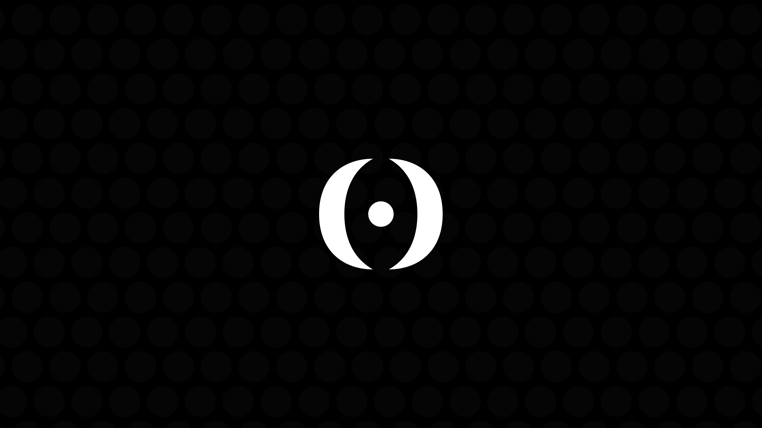 Presentación de NOCROM con el isotipo y patrón de círculos